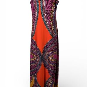 Elegant Multicolor Maxi Dress (item#10147)